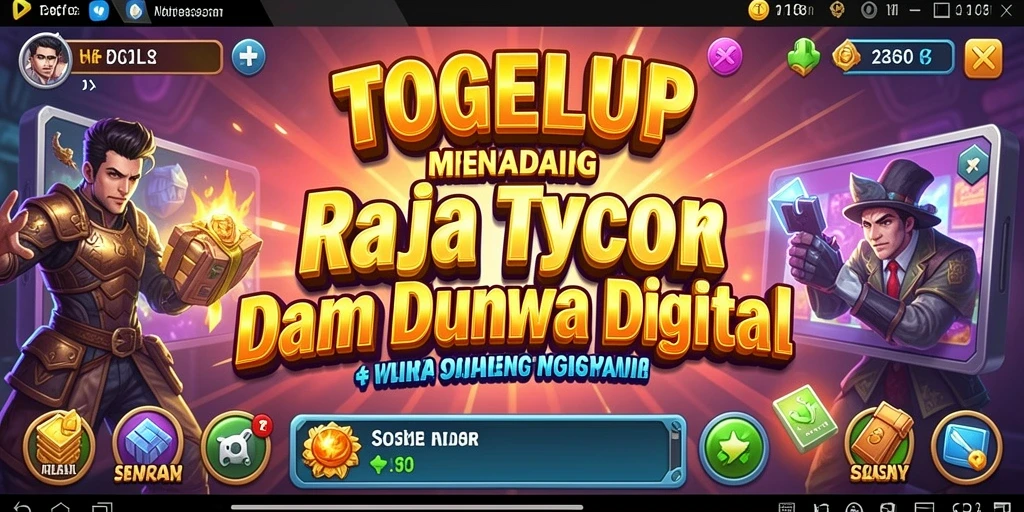 Tampilan gameplay menarik dalam TOGELUP menunjukkan keseruan membangun bisnis.