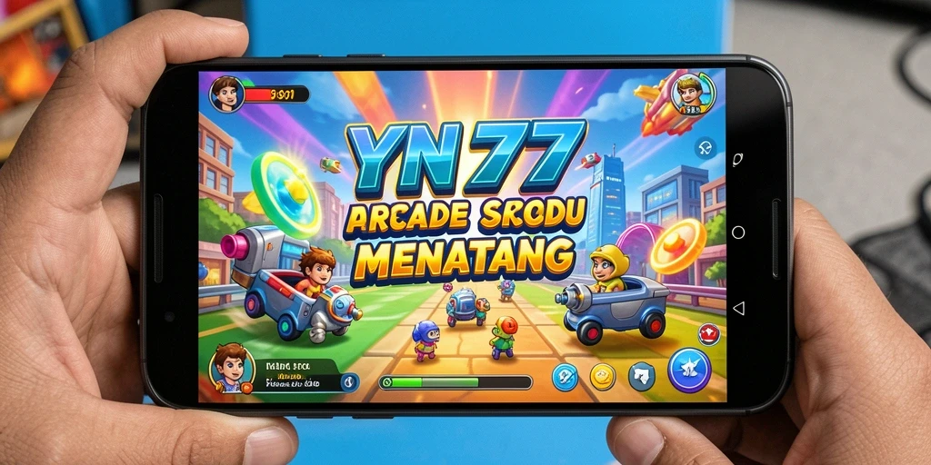 Tampilan gameplay seru YN777 dengan aksi Arcade yang menantang.